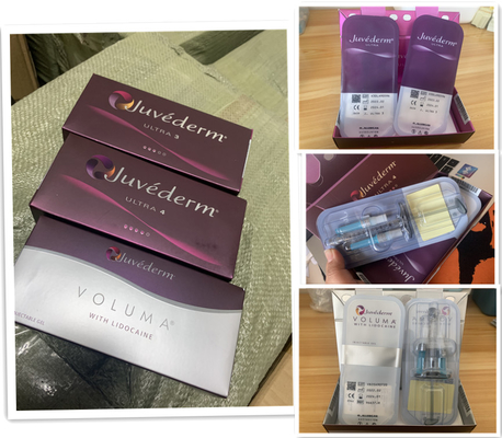 De Zorg Hyaluronic Zure Huidvuller Injecteerbare 2x1ml van het Juvedermgezicht