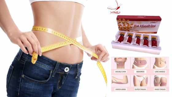 Lichaamsvet het Branden Lipolysis Lipolytic Oplossing Korea de Rode Ampul
