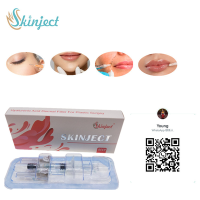 De injecteerbare van de Lippenvullers van Skinject Diepe Ha Huid2ml Wang Chin Nasolabial Fold