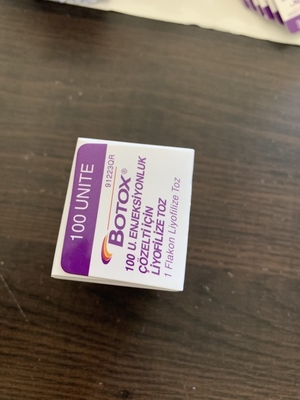 Toxinetype A1 van Allergan 1x100iu Botulium Flesje/Doos