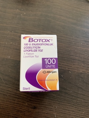 Toxinetype A1 van Allergan 1x100iu Botulium Flesje/Doos