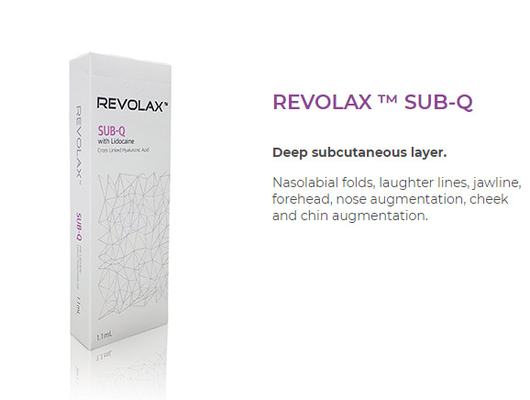1,1 Ml Revolax met FIJN DIEP sub-q Injecteerbaar Huid Duidelijk de Vullerce van Lido