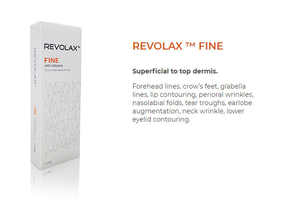 1,1 Ml Revolax met FIJN DIEP sub-q Injecteerbaar Huid Duidelijk de Vullerce van Lido