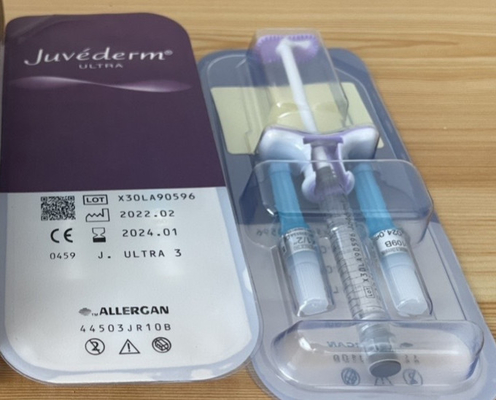 de Huidvuller van 1ml Juvederm voor Lippengezicht dat Rimpels Skinject Allergan verwijdert