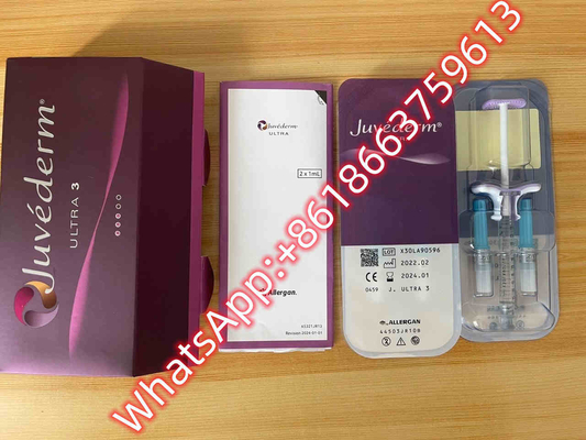 De injecteerbare Dwars Verbonden Hyaluronic Zure Huidvuller Juvederm van Ce ultra 3 Lippen