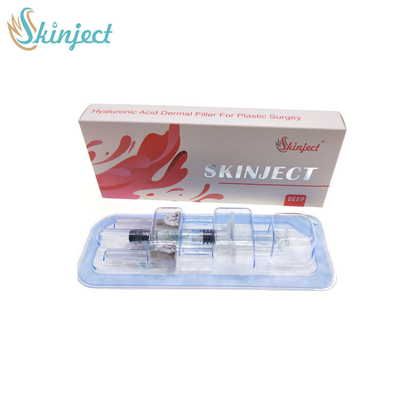 De Injectie Huidvuller van Skinject 2ml van schoonheidsproducten Hyaluronic Zure met Lido voor Gezicht