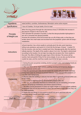 10ml Phosphatidylcholine Lipolytic Oplossing