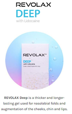 Revolax diep met Hyaluronic Zure de Lippenvullers van Lido voor Huidverjonging