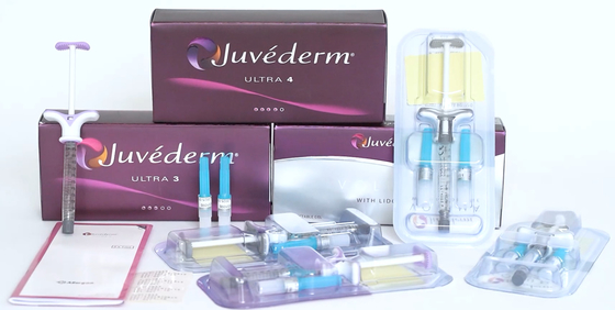 Injectie van de Juvederm Hyaluronic Zure Huidvuller voor Wang en Chin Augmentation