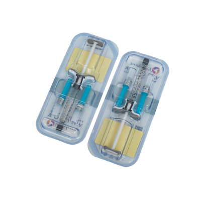De Zure Huidvullers 2x1ml van jukbeenchin contouring juvederm voluma hyaluronic