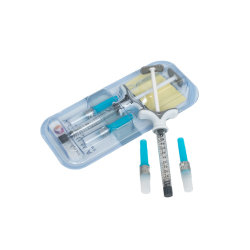 2 stuks spuitjes*1 ml/ doos Hyaluronzuurvullers Natuurlijke en effectieve lipvergroting