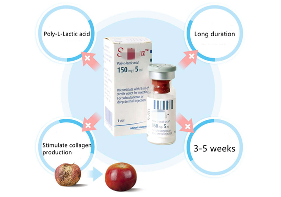 5 ml Poly L Lactic Acid Filler Injecteerbare huidfiller 3D PLLA