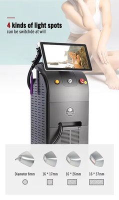 Professionele 755nm 808nm 1064nm Diode Laser Hair Removal Machine 3 Wave Length Hair Removal