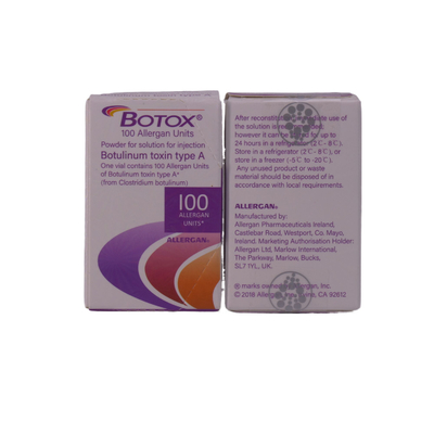 Anti-rimpel Botulinum Toxin Allergan Botulax Dy'sport 100IU 150iu Injecties