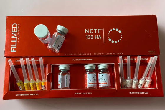 Gevulde Nctf 135ha Mesotherapie Injecteerbare huidversterker voor veroudering Energizer Filorga Anti-aging Verwijder rimpels