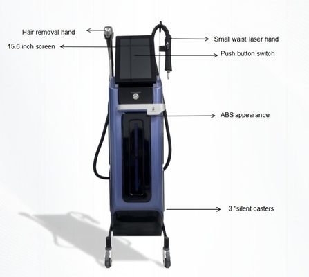 Crystal Sapphire 2 in 1 laser ontharing Permanent