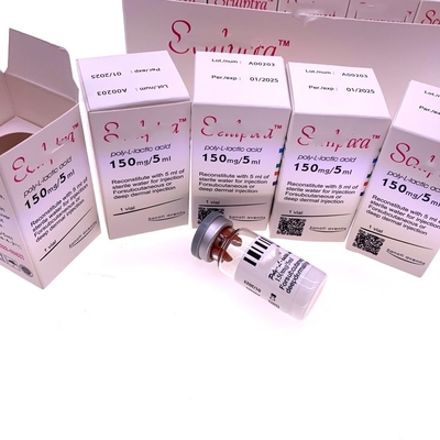 Collageen Regeneratie PLLA Poly-L- melkzuur Gezichtsinjectie 10 flacons 150 mg/5 ml