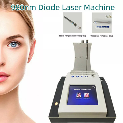 Draagbare 2 in 1 980nm diode laser gezichtsverzorgingsmachine voor gezichtsvasculaire ader verwijdering
