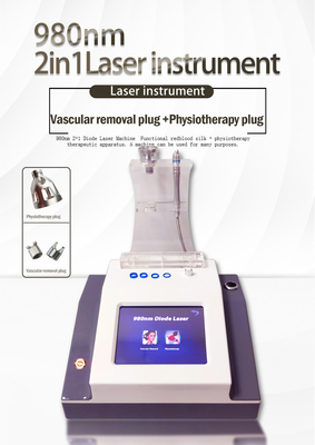 980 Nm 2+ 1 Diode Laser Therapy Apparaat Gezichts Beauty Machine Voor Salon