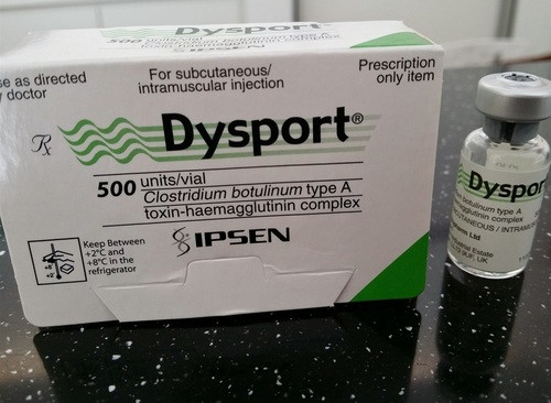 Cosmetische Dysport 500 Eenheden Botulinum Toxin 500 IE poeder voor injectie