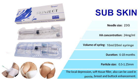 10 ml 20 ml HA Billenvergroting Dermal Filler voor Billen en Borsten