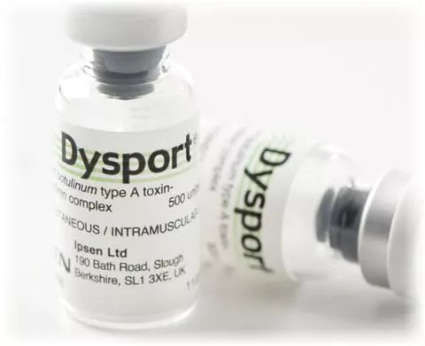 Dysport 500 Eenheden Botulinum Toxin voor de behandeling van rimpels