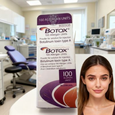 Allergan Injecteerbare Botox 100u voor het gezicht onabotulinumtoxinA Type A Verbetering van gezichtsrimpels