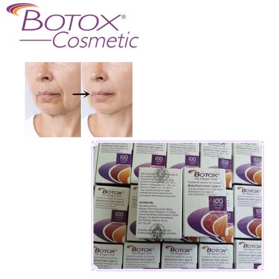 Botulinetoxine Botox Allergan Behandeling Botox type A 100IE Verzacht rimpels voor het gezicht
