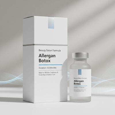 Beauty Salon safe Allergan Botox formula duration 4 to 6 months ideal for wrinkle treatment and facial rejuvenation care