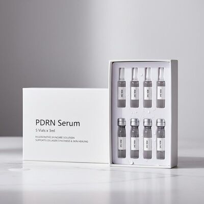Witte PDRN serums 3 Ml 5 Vial box regeneratieve huidverzorgingsoplossing die de collageensynthese en huidgenezing ondersteunt