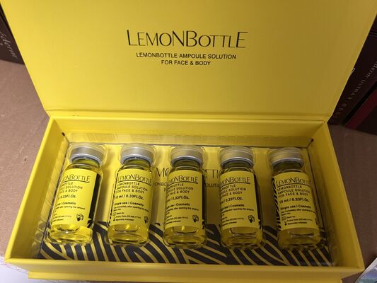 Lemon fles vetoplosmiddel dat gewichtsverlies bevordert Lipolytische oplossing
