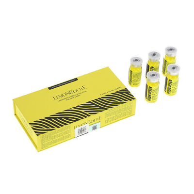 Lipolytische oplossing Citroenglas 10 ml voor platte buik brandende buik