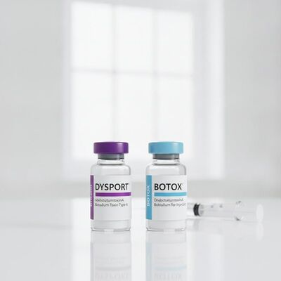 Botulinumtoxine Dysport naast Allergan Botox populaire keuzes in cosmetische injecteerbare behandelingen en spierontspanning