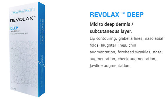 Injecties 1.1ml van de Revolax Hyaluronic Zure Lip