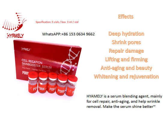 het Meso Serum Hyaluronic Pen Injection van 3ml Hyamely Pdrn Microneedling
