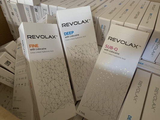Het kruis verbond de Lippenvuller Injecteerbaar Ha van 1,1 ml Revolax Huid