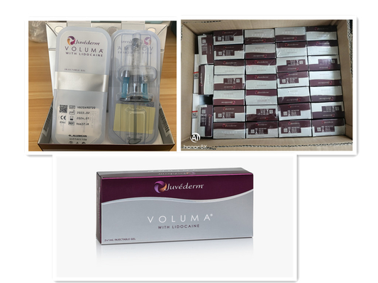 Gezicht die van het Zuivere Hyaluronic Zuur van Vullersjuvederm Voluma de contouren aangeven