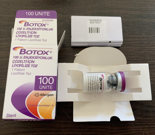 Toxinetype A1 van Allergan 1x100iu Botulium Flesje/Doos