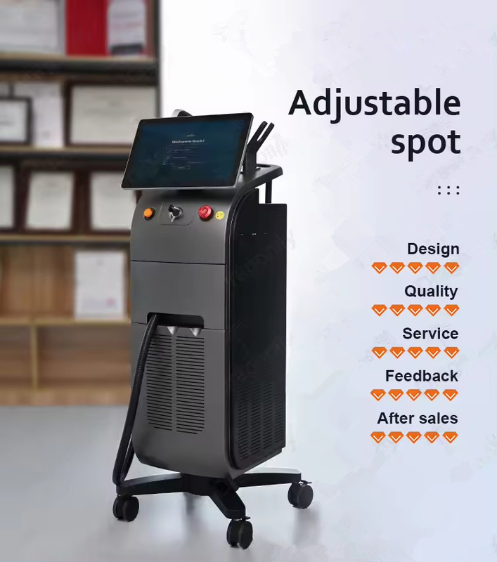 2024 Nieuwste 4K Drie Waves Diode Laser Haarafhaalmachine 755nm 808nm 1064nm IJst Titanium Prijs