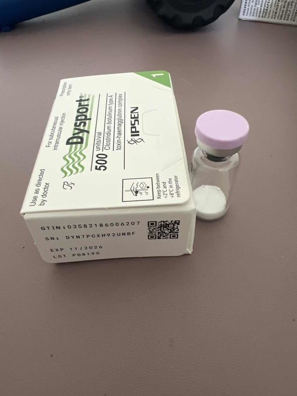 Cosmetic Dysport 500 eenheden 1 injectieflacon poeder voor oplossing aankomst bij 2-8°C