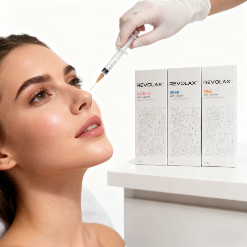 Revolax 1.1ml Deep Lip Filler Cross-Linked Gel Hyaluronzuur Injectie Lippen Dermal Filler