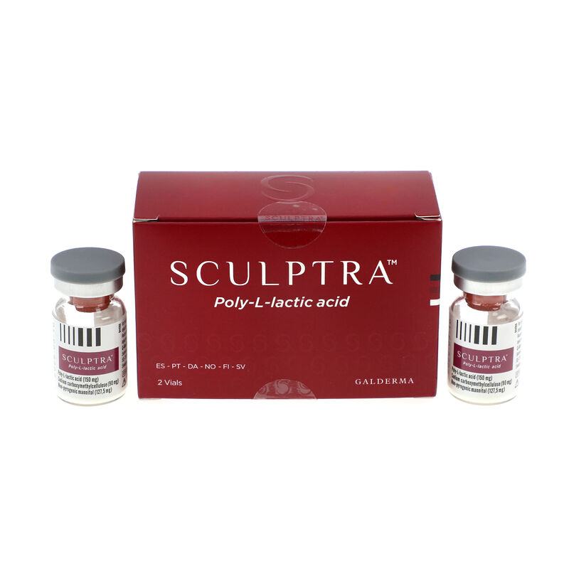 Red Sculptrure 2 injectieflacons Advanced Collagen-Stimulating Injectable voor gezichtsvolumeherstel en langdurige huidverjonging
