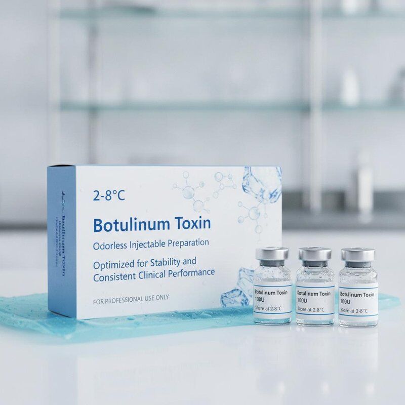 2-8°C Botuline Toxine Geurloze Injecteerbare Preparaten Geoptimaliseerd voor Stabiliteit en Consistente Klinische Prestaties