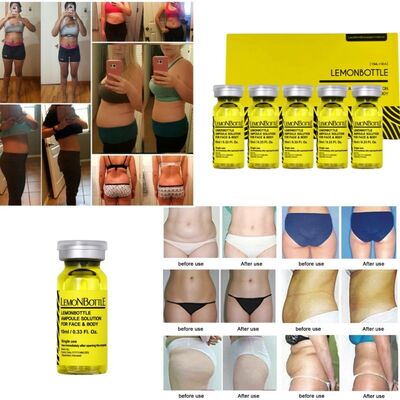 Lemon Bottle Weight Loss Lipolytische oplossing voor dubbele kin, buik
