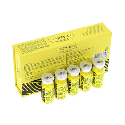 Lipolytische oplossing Citroenglas 10 ml voor platte buik brandende buik